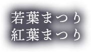 若葉まつり・紅葉まつり