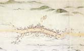 中仙道分間延絵図追分宿