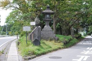 追分宿の分去れの画像