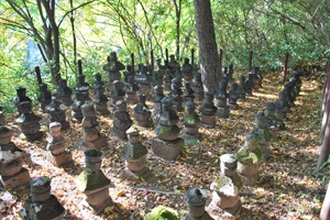 茂沢の五輪塔群