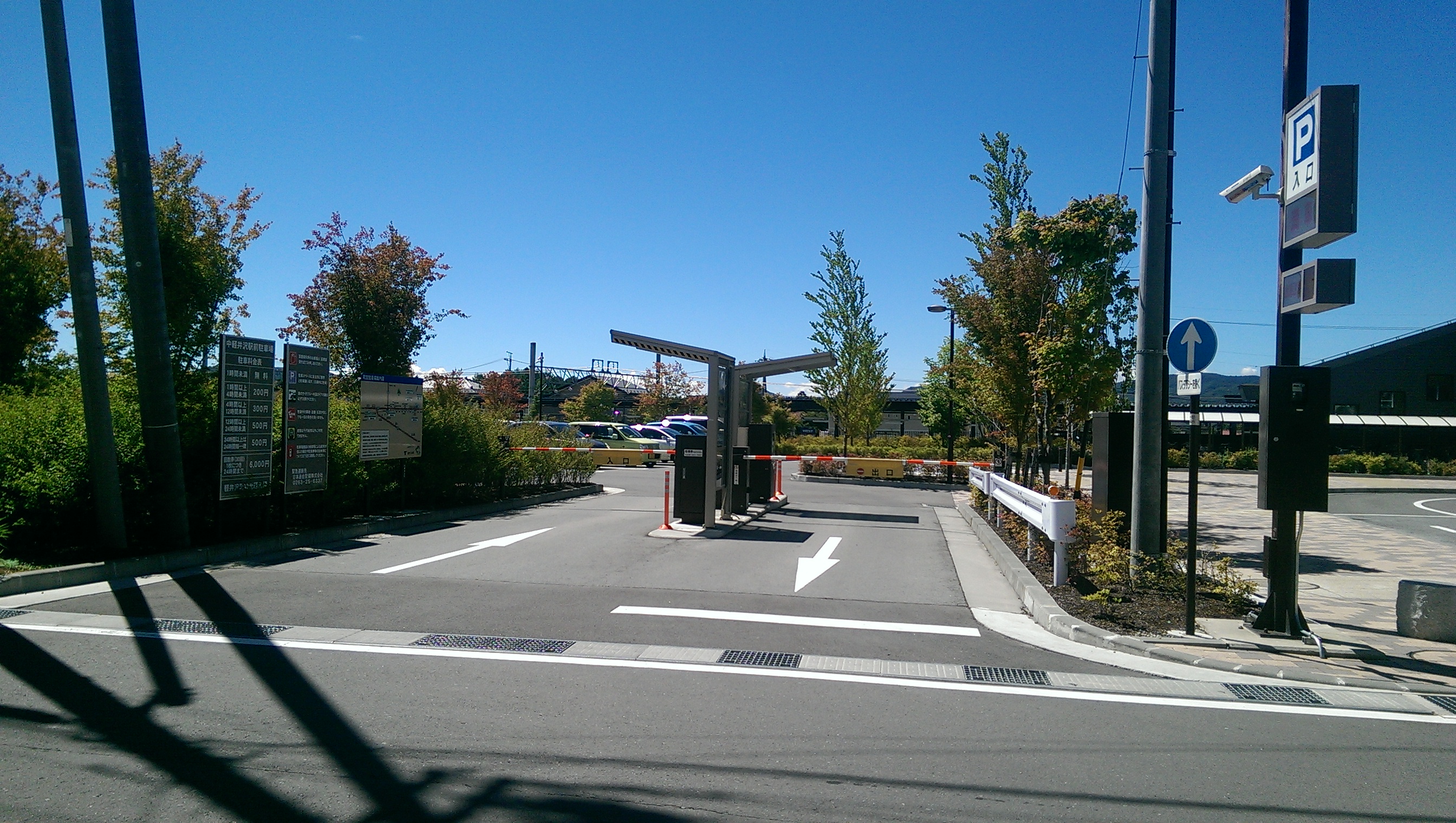 中軽井沢駅前駐車場