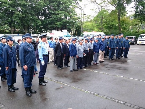 9月16日　軽井沢町別荘管理防犯組合等によるパトロール開始の画像