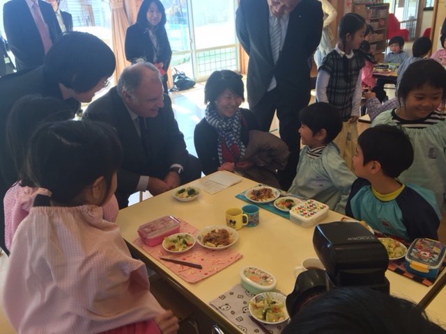 2月19日　イタリア大使館職員招聘事業にあわせG7給食を実施の画像2