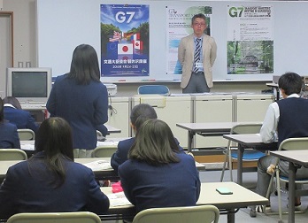 11月9日　軽井沢高校での特別授業の画像1