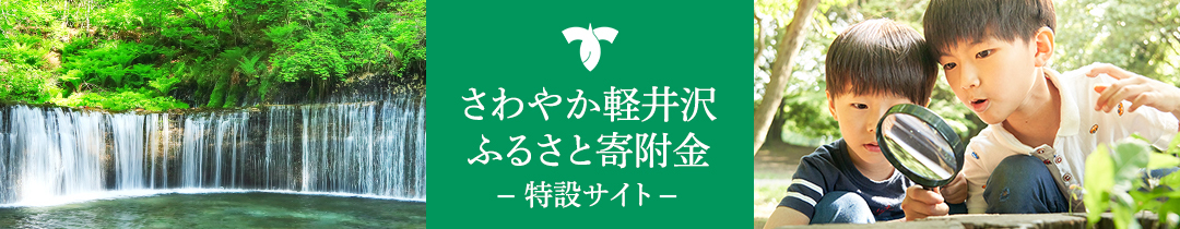 軽井沢ふるさと寄附金特設サイト