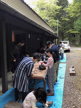 軽井沢町歴史民俗資料館　盆栽講座の画像