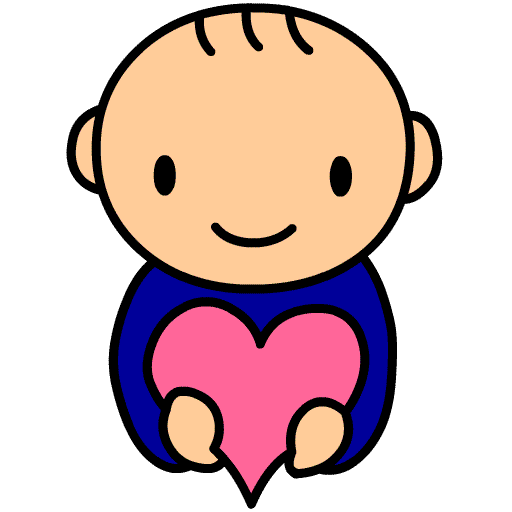 ここらぼ～こころのコラボレーション～ハートを抱いた子どもの画像