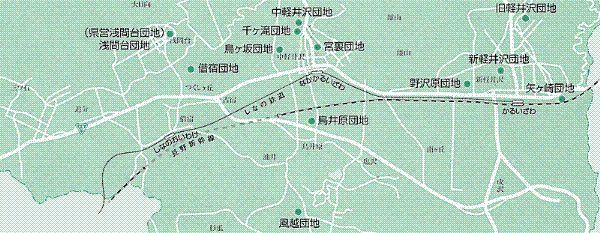 町営（県営）住宅位置図の画像