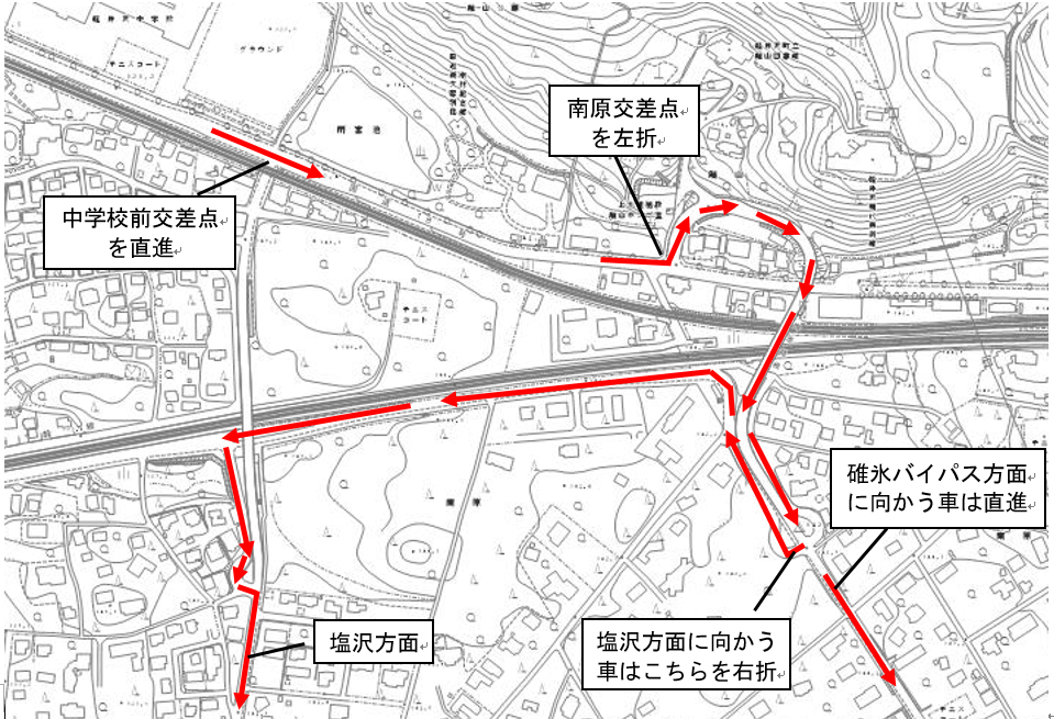 南原迂回図