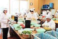 作業している利用者の画像