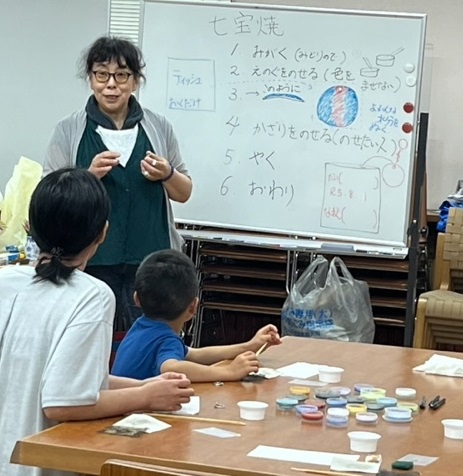 七宝焼きを作ろう！　8月1日（火曜日）の画像1