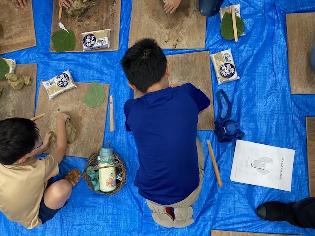 縄文土器を作ろう！　8月4日（金曜日）の画像1