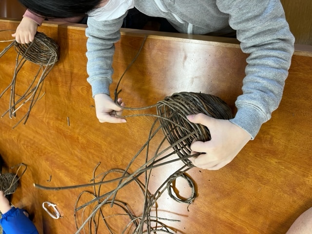 つる細工を作ろう！　3月20日の画像1