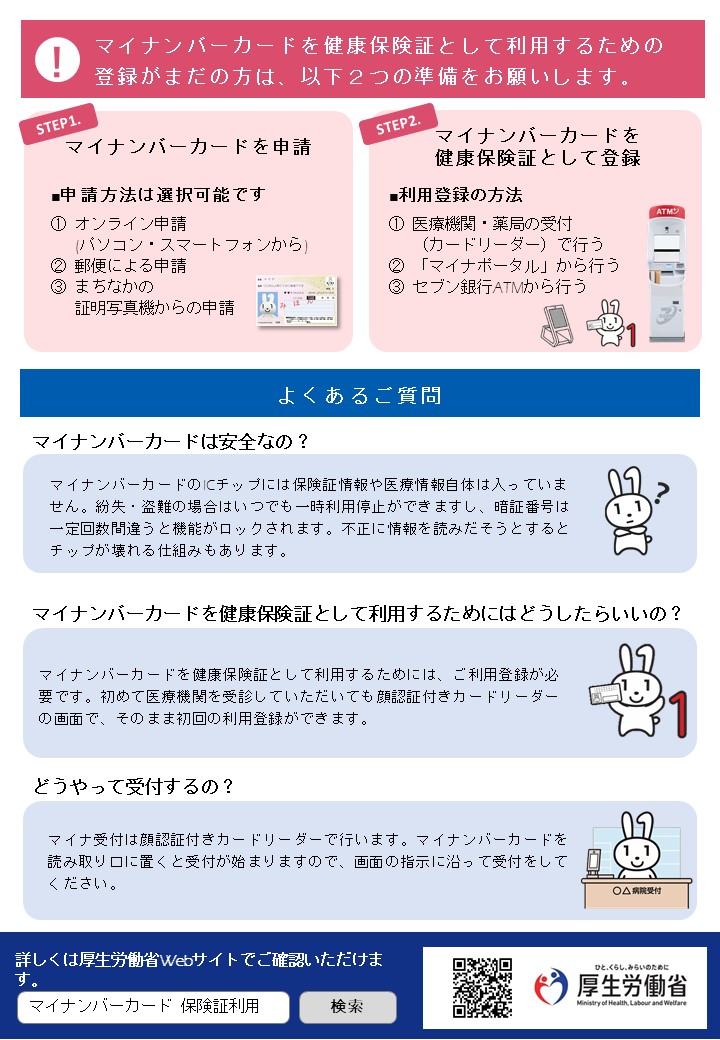 マイナ保険証リーフレット2ページ目