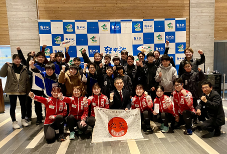 カーリング世界選手権女子日本代表 壮行会の画像