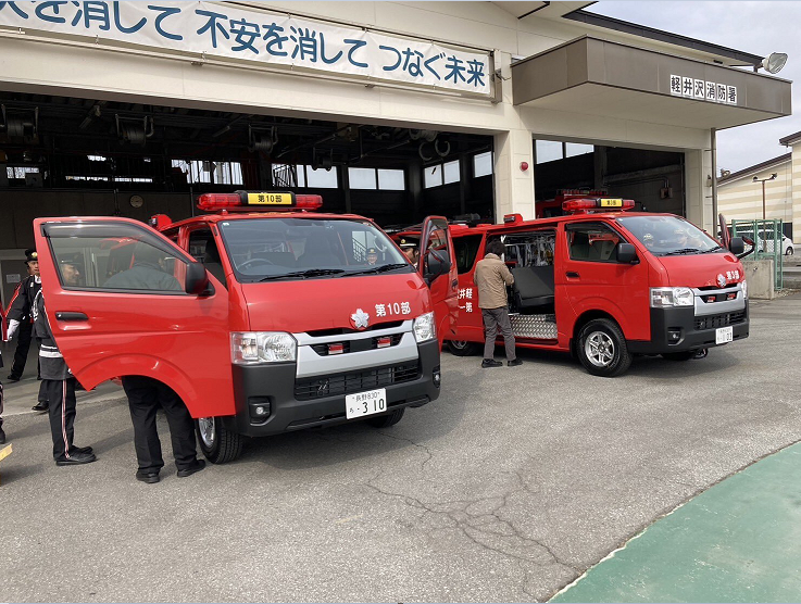 小型動力ポンプ積載車配備式の画像2