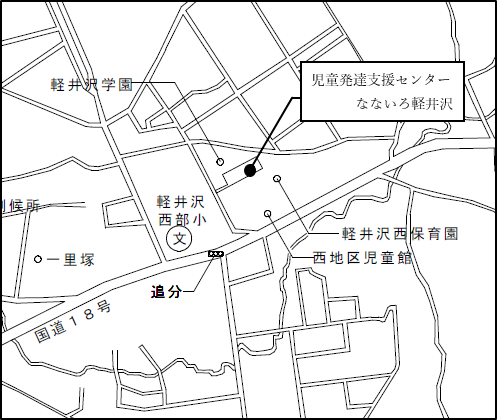 なないろ軽井沢案内図
