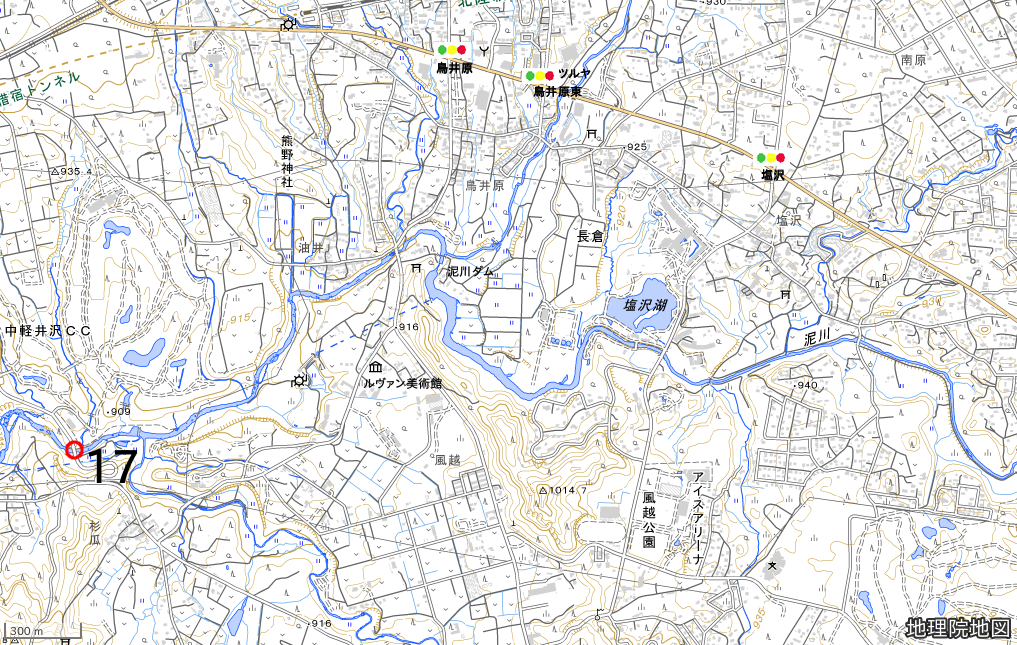 水難危険箇所17の場所の地図