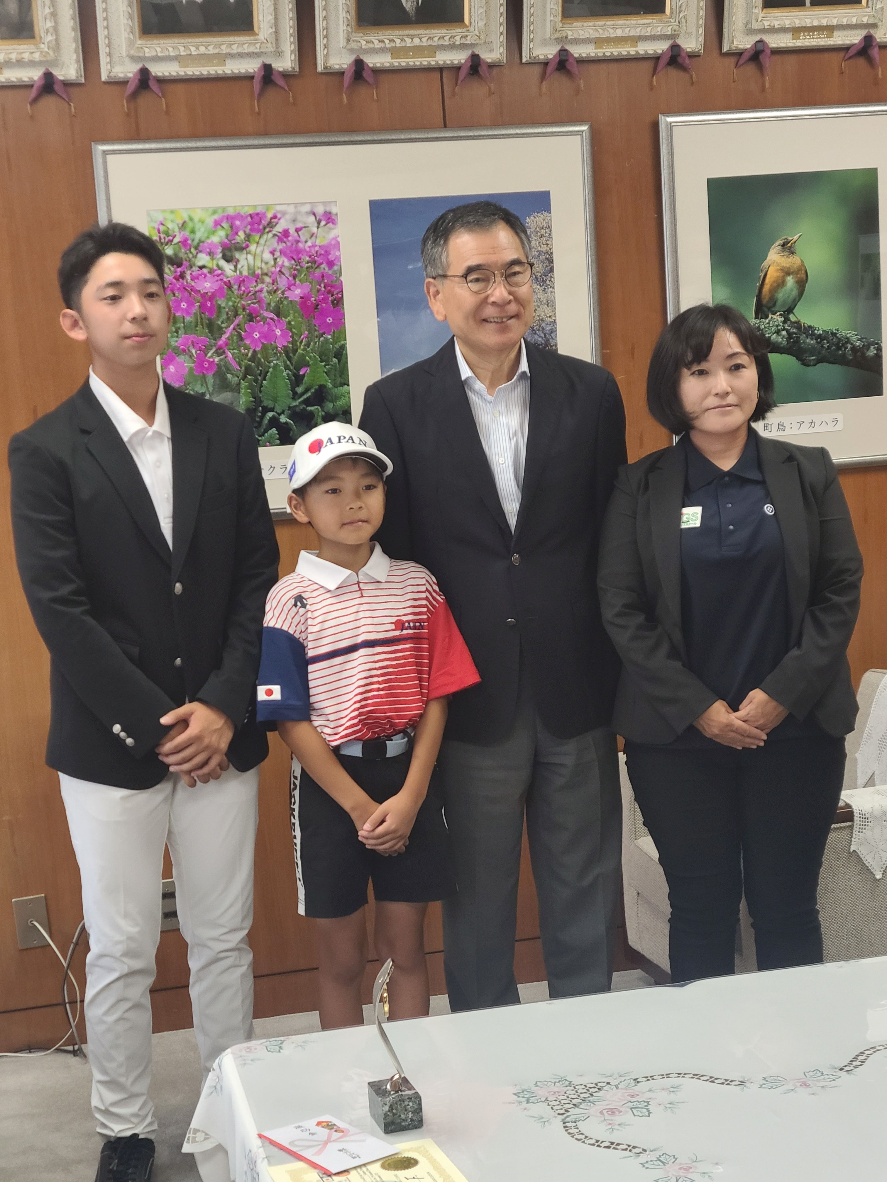 表敬訪問の画像