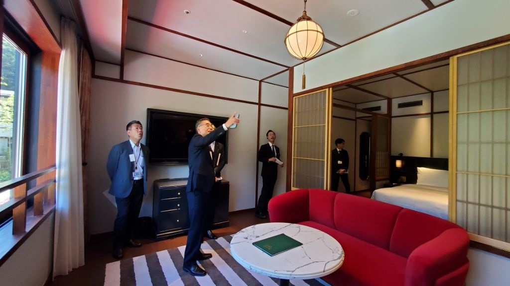 万平ホテル内覧会の画像1