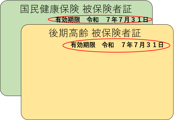 （1）有効期限が令和7年12月1日より前の場合の画像