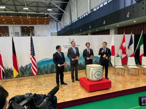 G7国際メディアセンターオープニングセレモニー２