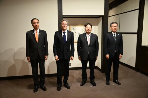 G７外相会合　歓迎行事３