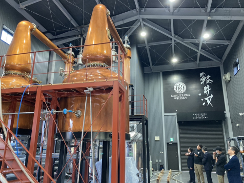 軽井沢ウイスキー蒸留所見学
