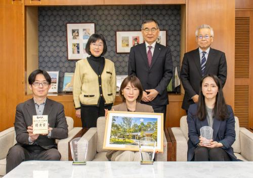 緑の景観賞認定証授与式の画像１