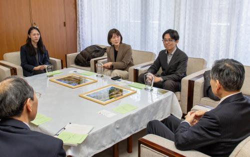 緑の景観賞認定証授与式の画像２