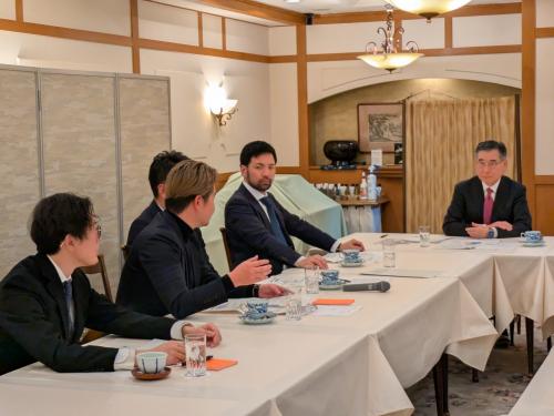 商工会青年部との懇談会の画像１