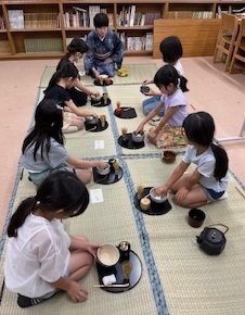 子ども講座お点前に挑戦１