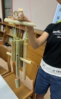 子ども講座竹風鈴２