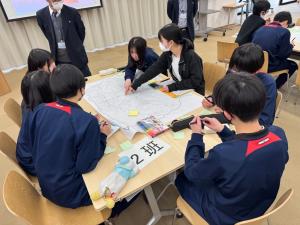 軽井沢中学校ワークショップの様子２