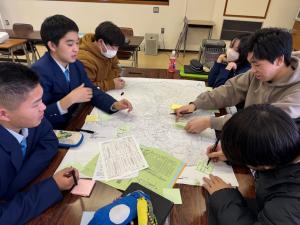 軽井沢高校ワークショップの様子１