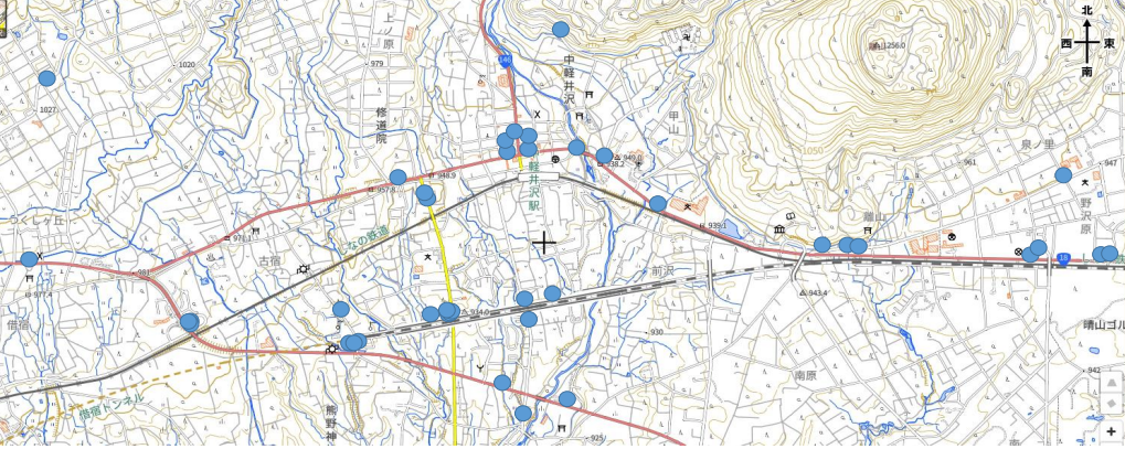 町内事故発生箇所（一部）