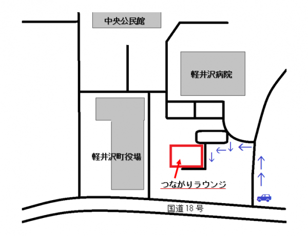 つながりラウンジ地図画像