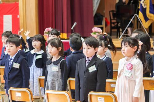 西部小学校入学式の画像２
