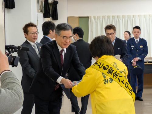 児童見守り隊出発式の画像２