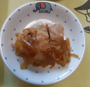 鶏肉のオニオンソースの画像
