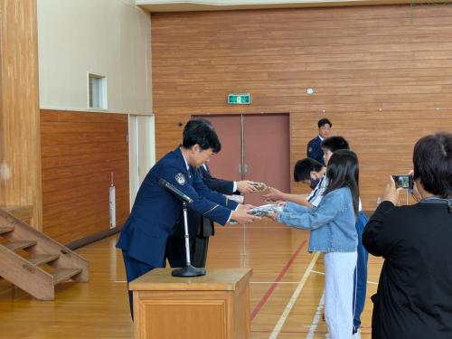 わが家のセーフティーリーダー委嘱式の画像