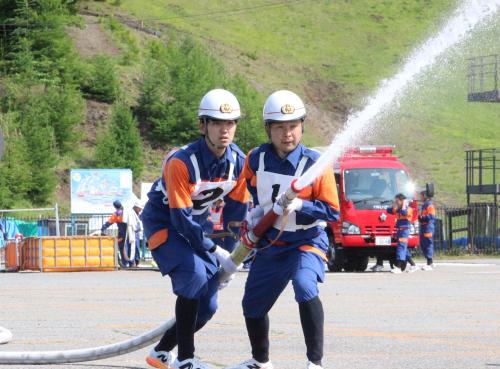 ポンプ操法大会の画像２