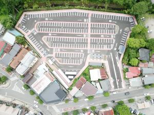 旧軽井沢駐車場航空写真