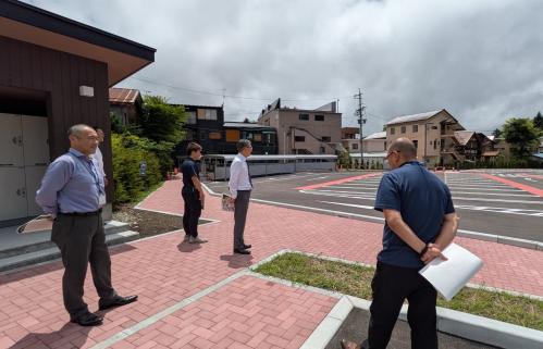 町営旧軽井沢駐車場現地確認の画像１
