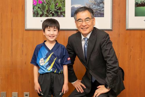 表敬訪問の画像