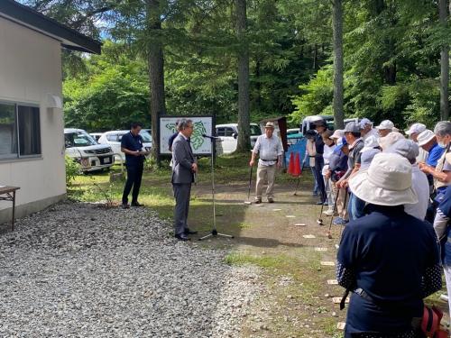 マレットゴルフ大会開会式の画像１