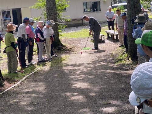 マレットゴルフ大会開会式の画像２
