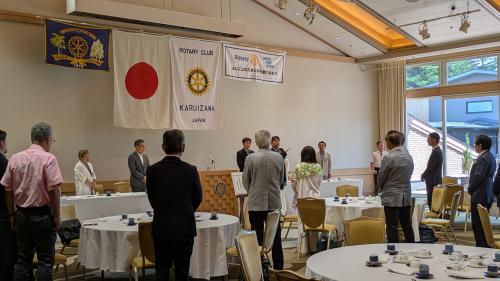 ロータリークラブ例会の画像１