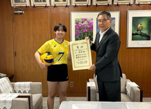 表敬訪問の画像