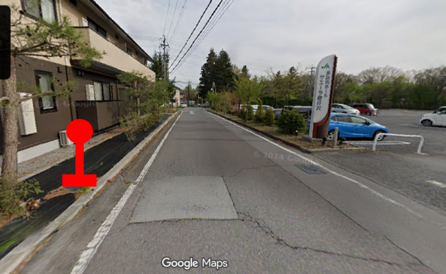 臨時バス停位置画像